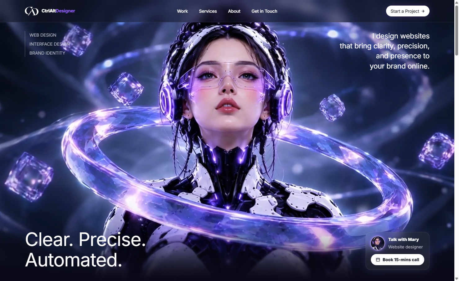 CtrlAltDesigner website preview